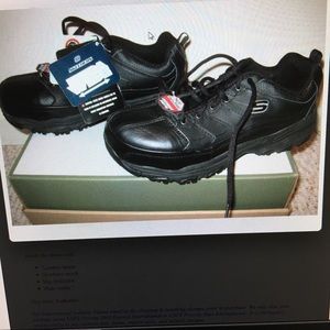 Skechers Work Womens Shoes 6W Slip Resistant